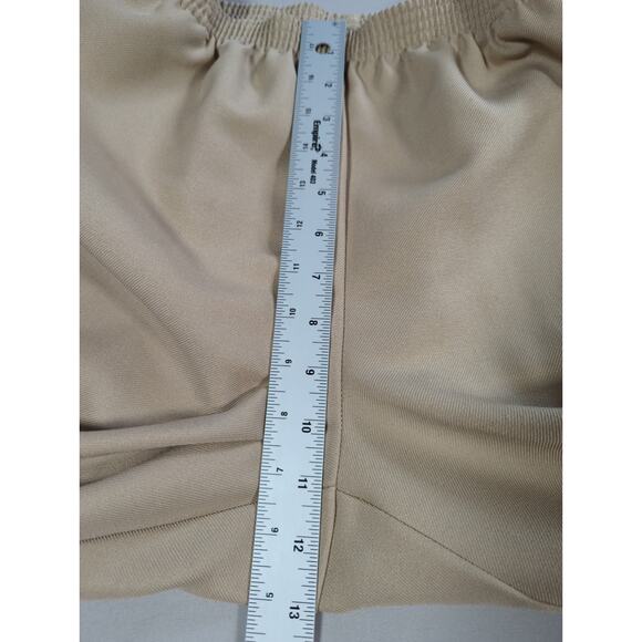 Alfred Dunner Pull On Pants 10P Petite Beige Straight Leg Dress Polyester - Picture 6 of 11